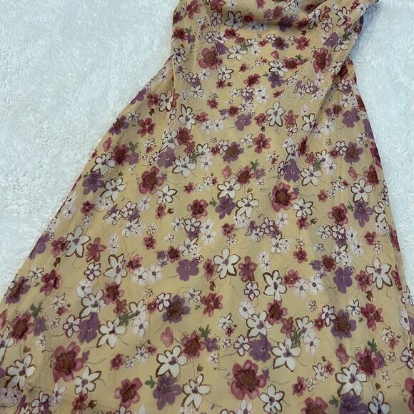 Faith Love Passion Womens Purple Floral Dress Sz 6 Y2K Whimsigoth Cottage Core - Picture 6 of 7